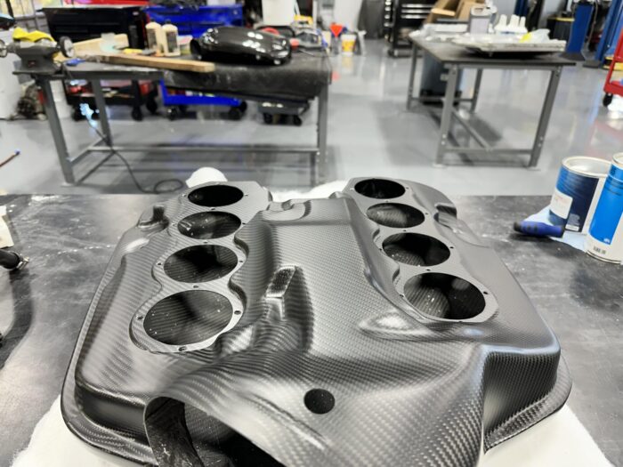 BMW S65 Carbon Fiber Intake Plenum - Image 2